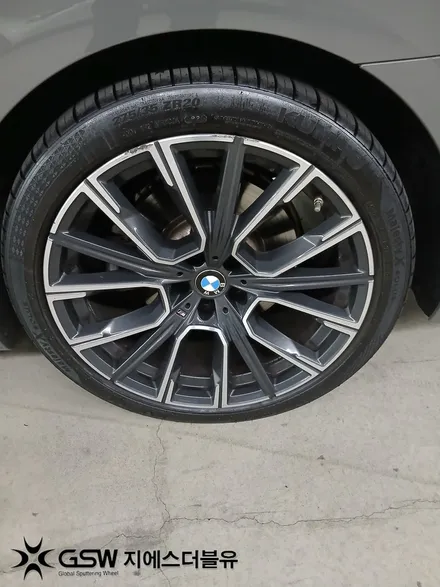 용인 수입차 휠복원 BMW 740i 20인치 다이아컷팅 휠 시공 / 대전 유성구 복용동