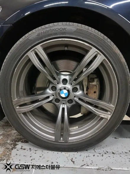 부산 BMW 530D 19인치 휠복원 반광 스퍼터링 스크래치 완벽 제거 / 대전 유성구 복용동