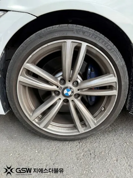 수원 BMW 428i 19인치 다이아컷팅 휠복원 림 스크래치 복원 / 대전 유성구 복용동