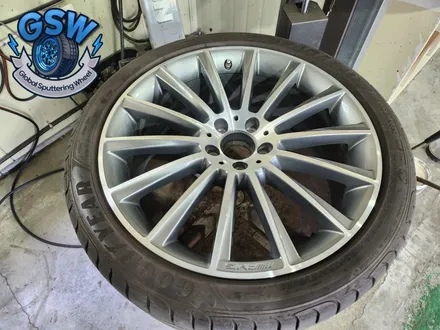 대전 벤츠 S450 순정 20인치 휠 스크래치로 인한 다이아몬드 컷팅 휠 복원 작업 후기입니다~! / 대전 유성구 복용동