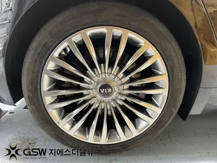 [봉담휠복원] 기아 K9 19인치 휠분체도장 복원 장착 후기 / 대전 유성구 복용동
