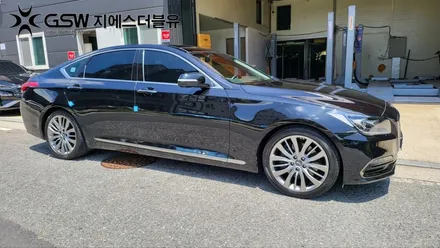 [오산휠복원] 제네시스 DG G80 19인치 휠 긁힘으로 인한 스퍼터링 휠복원 작업 후기 / 대전 유성구 복용동