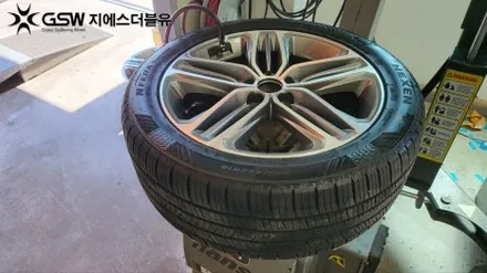그랜저 IG 18인치 대전 휠복원 다이아컷팅 복원 장착 작업 후기! / 대전 유성구 복용동