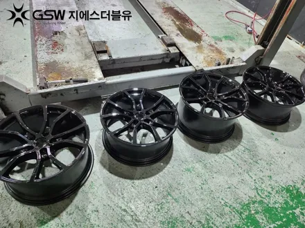 강남 휠도색 포르쉐 카이엔 21인치휠 꼼꼼한 도색 작업 방법은? / 대전 유성구 복용동