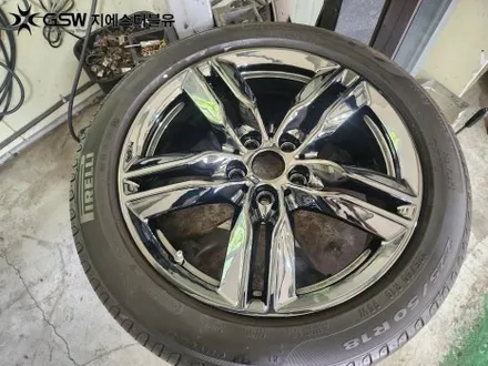 청주 BMW 휠도색 X1 18인치휠 블랙크롬 휠도색 작업 후기 / 대전 유성구 복용동