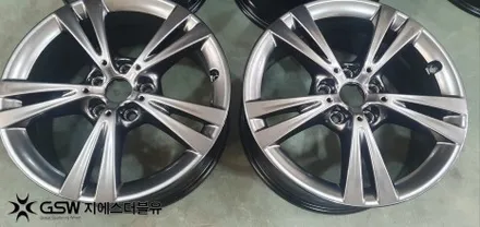 아산 BMW X1 17인치휠 순정휠에서 반광 스퍼터링 휠도색 작업 후기 / 대전 유성구 복용동