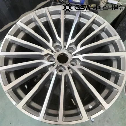 BMW 730LD 20인치휠 다이아컷팅 대전 휠복원 작업 후기 / 대전 유성구 복용동