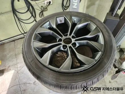 강남 BMW X6 19인치휠 다크 스퍼터링 휠도색 작업 후기 / 대전 유성구 복용동