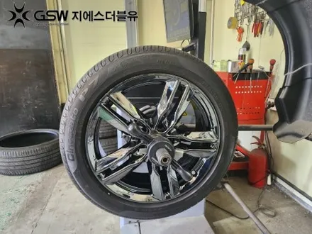 당진 BMW X1 18인치휠 블랙크롬 휠도색 작업 후기 / 대전 유성구 복용동