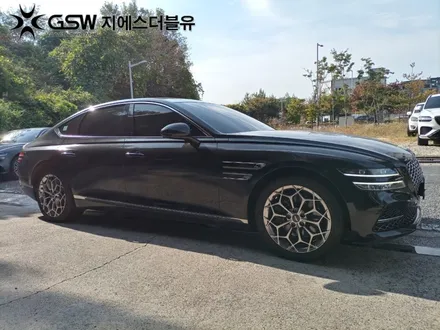 대전 휠복원 제네시스 G80 19인치휠 반광 스크래치 휠복원 작업 후기 / 대전 유성구 복용동