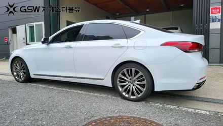 화성 휠수리 제네시스 DH 19인치휠 반광 스크래치 작업 후기 / 대전 유성구 복용동
