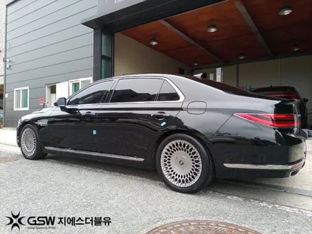 제네시스 G90 19인치휠 반광 스퍼터링 대전 휠복원 / 대전 유성구 복용동