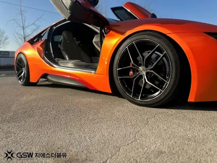 전주 BMW i8 휠도색 20인치 컷팅휠에서 블랙 반무광으로 분위기 대반전! / 대전 유성구 복용동