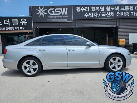대전 아우디 A6 18인치 주차 상처로 인한 휠 복원 작업 후기 / 대전 유성구 복용동