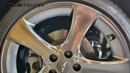 자동차휠 복원비용 제네시스 G80 20인치  스퍼터링 휠복원 작업 후기 / 대전 유성구 복용동