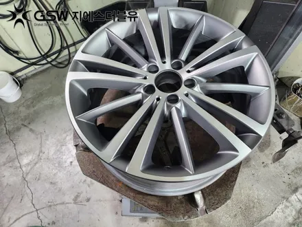 대전 벤츠 휠복원 CLS400D 19인치휠 다이아컷팅 휠복원 잘하는 업체! 지에스 더블유! / 대전 유성구 복용동