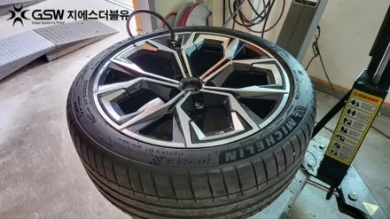 청주 BMW 휠복원 I4 19인치휠 다이아컷팅 휠복원 작업 후기 / 대전 유성구 복용동