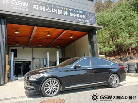 제네시스 휠복원 DH 19인치휠 반광 스크래치 대전 휠복원 / 대전 유성구 복용동