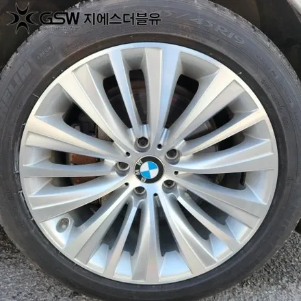BMW GT 19인치휠 다이아컷팅 평택휠복원 작업 후기 / 대전 유성구 복용동