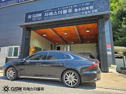 청주 휠복원 그랜저 IG 19인치휠 반광 스크래치 작업 잘하는 업체! GSW! / 대전 유성구 복용동