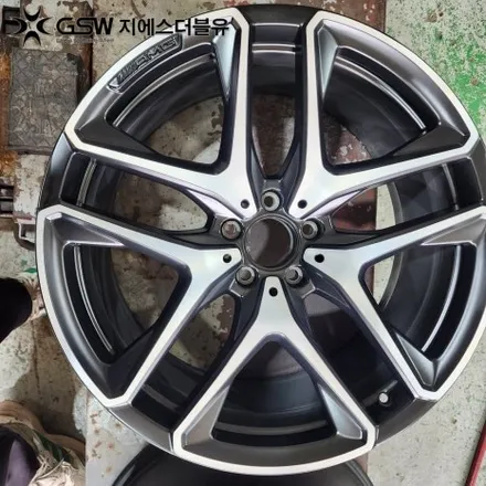 강남 휠복원 벤츠 GLE53 AMG 21인치휠 다이아컷팅 작업 후기 / 대전 유성구 복용동