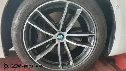 강남 BMW 520I 18인치휠 다이아컷팅 휠복원 작업 후기 / 대전 유성구 복용동