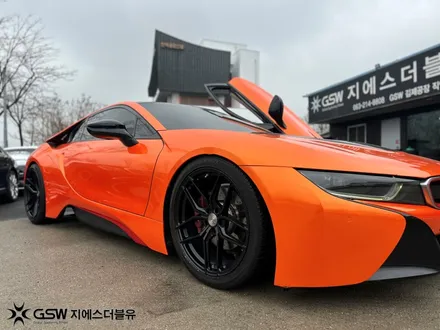전주 BMW i8 휠도색 20인치 컷팅휠에서 블랙 반무광으로 분위기 대반전! / 대전 유성구 복용동