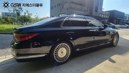 대전 휠수리 잘하는 업체! 제네시스 G90 19인치 순정 휠 도장면 떨어짐으로 인한 복원장착 작업 후기입니다. / 대전 유성구 복용동