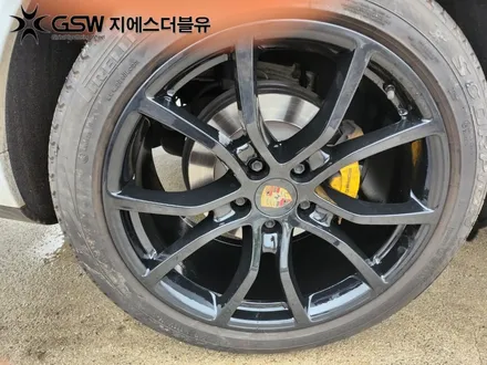 강남 휠도색 포르쉐 카이엔 21인치휠 꼼꼼한 도색 작업 방법은? / 대전 유성구 복용동
