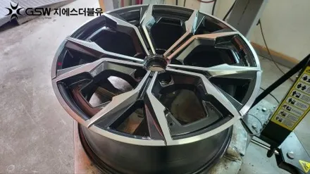 청주 BMW 휠복원 I4 19인치휠 다이아컷팅 휠복원 작업 후기 / 대전 유성구 복용동