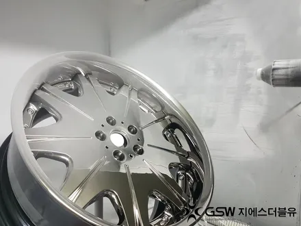 자동차휠복원 벤츠 E220D 컷팅휠 작업 잘하는 업체! GSW / 대전 유성구 복용동