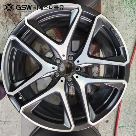강남 휠복원 벤츠 GLE53 AMG 21인치휠 다이아컷팅 작업 후기 / 대전 유성구 복용동