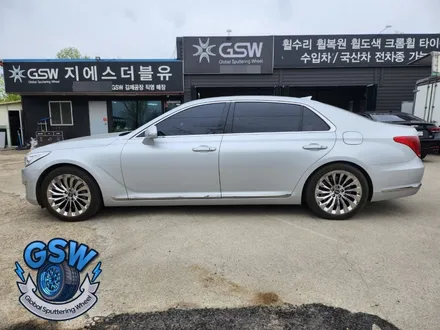 대전 제네시스 EQ900 19인치 순정휠 화이트크롬 작업 후기~! / 대전 유성구 복용동