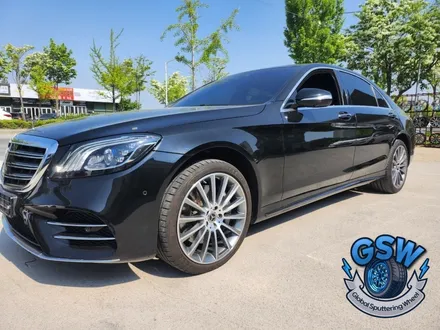대전 벤츠 S450 순정 20인치 휠 스크래치로 인한 다이아몬드 컷팅 휠 복원 작업 후기입니다~! / 대전 유성구 복용동