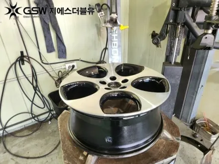 여주 휠복원 폭스바겐 골프 리볼버 18인치휠 상처로 인한 다이아몬드컷팅 휠복원 작업 후기 / 대전 유성구 복용동
