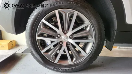 대전 휠복원 올 뉴 투싼 18인치휠 다이아컷팅 휠복원 작업 후기 / 대전 유성구 복용동