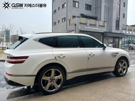 제네시스 GV80 22인치휠 반광 스크래치 대전 휠복원 / 대전 유성구 복용동