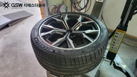 청주 BMW 휠복원 I4 19인치휠 다이아컷팅 휠복원 작업 후기 / 대전 유성구 복용동