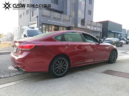 판교휠도색 제네시스 G80 19인치 블랙크롬 작업 후기 / 대전 유성구 복용동