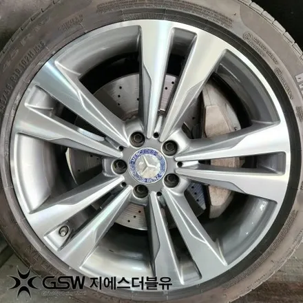 벤츠 휠복원 S500 19인치휠 다이아컷팅 청주 휠복원 / 대전 유성구 복용동