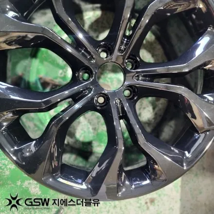 BMW X6 20인치휠 블랙유광 부산 휠도색 작업 후기 / 대전 유성구 복용동