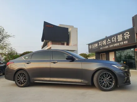 광주휠도색 제네시스 G80 19인치 스포츠휠 순정 스퍼터링 휠도색 / 대전 유성구 복용동
