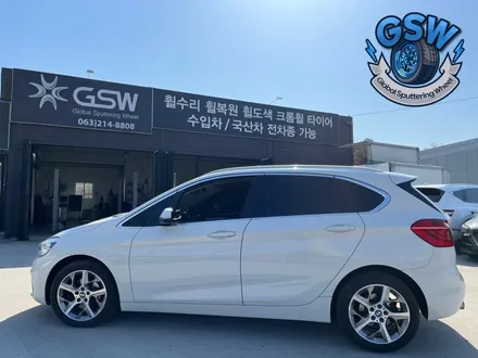 BMW 2시리즈 액티브 투어러 17인치 다이아커팅 휠복원 작업 / 대전 유성구 복용동