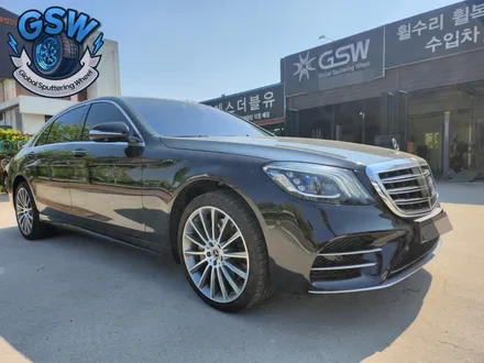 대전 벤츠 S450 순정 20인치 휠 스크래치로 인한 다이아몬드 컷팅 휠 복원 작업 후기입니다~! / 대전 유성구 복용동