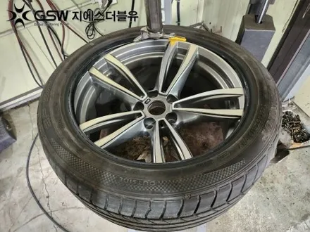 BMW 휠복원 740D 19인치휠 다이아컷팅 복원 작업 / 대전 유성구 복용동