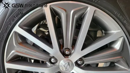 대전 휠복원 올 뉴 투싼 18인치휠 다이아컷팅 휠복원 작업 후기 / 대전 유성구 복용동