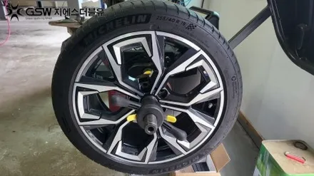 청주 BMW 휠복원 I4 19인치휠 다이아컷팅 휠복원 작업 후기 / 대전 유성구 복용동