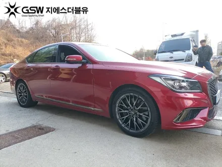 판교휠도색 제네시스 G80 19인치 블랙크롬 작업 후기 / 대전 유성구 복용동