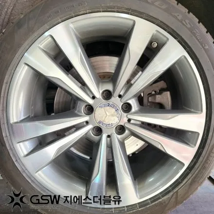 벤츠 휠복원 S500 19인치휠 다이아컷팅 청주 휠복원 / 대전 유성구 복용동