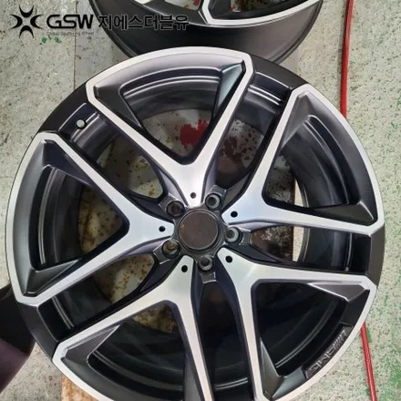 강남 휠복원 벤츠 GLE53 AMG 21인치휠 다이아컷팅 작업 후기 / 대전 유성구 복용동